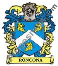Escudo del apellido Roncona