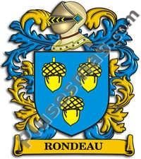 Escudo del apellido Rondeau