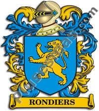 Escudo del apellido Rondiers