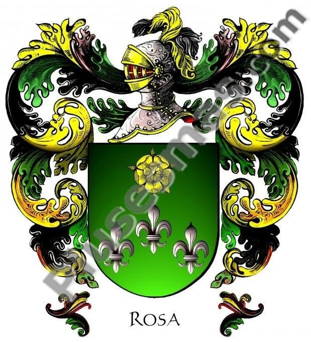 Escudo del apellido Rosa