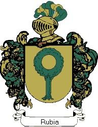 Escudo del apellido Rubia