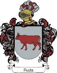 Escudo del apellido Ruda