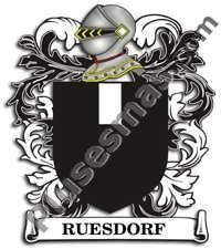 Escudo del apellido Ruesdorf