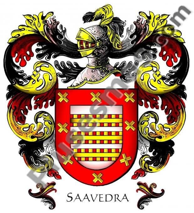 Escudo del apellido Saavedra