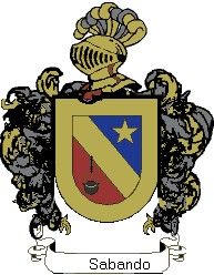 Escudo del apellido Sabando