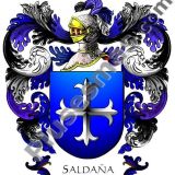 Escudo del apellido Saldaña