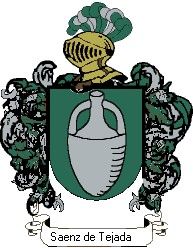 Escudo del apellido Saenz de tejada