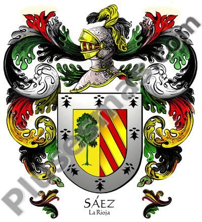 Escudo del apellido Sáez