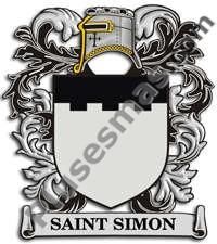 Escudo del apellido Saint_simon