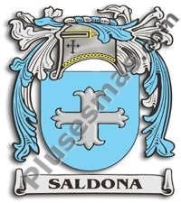 Escudo del apellido Saldona