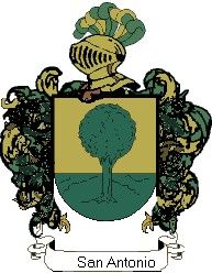 Escudo del apellido San antonio