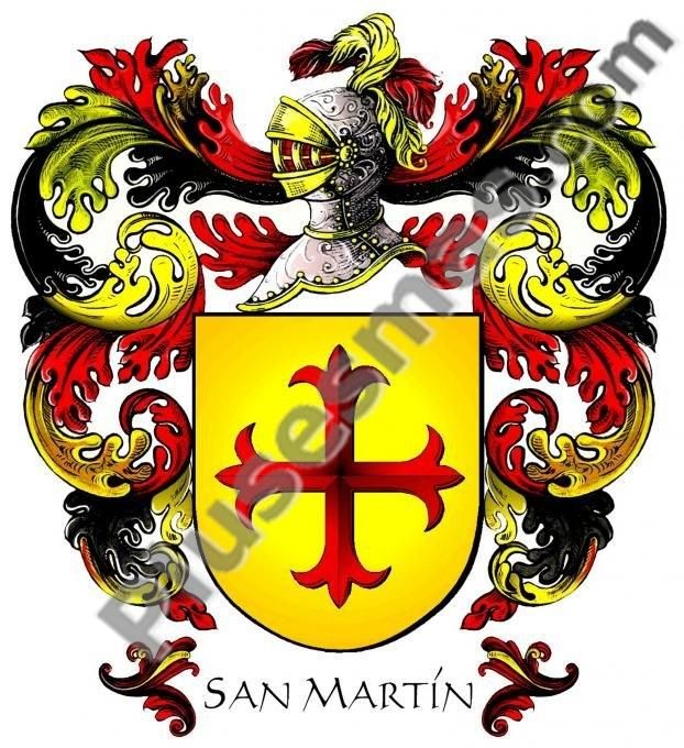 Escudo del apellido San martín