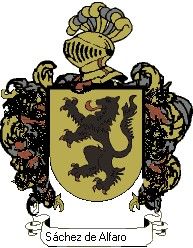 Escudo del apellido Sánchez de alfaro