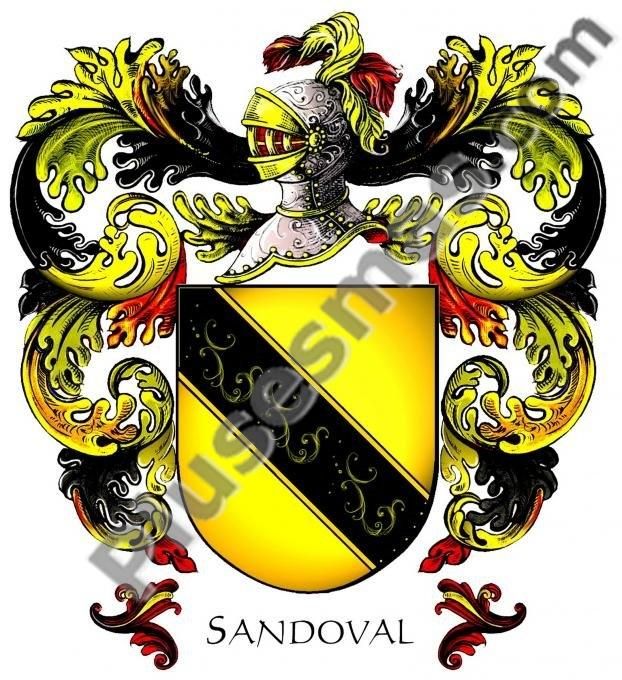 Escudo del apellido Sandoval