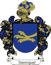 Escudo del apellido Sanmiguel