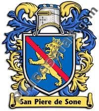 Escudo del apellido Sanpieredesone