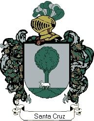 Escudo del apellido Santa cruz