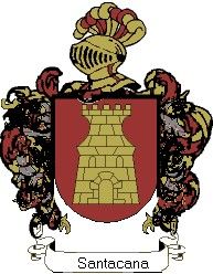 Escudo del apellido Santacana