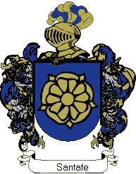 Escudo del apellido Santafé