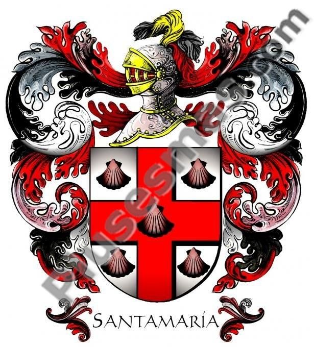 Escudo del apellido Santamaría