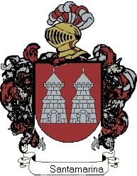 Escudo del apellido Santamarina