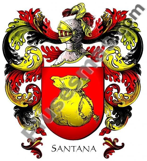 Escudo del apellido Santana