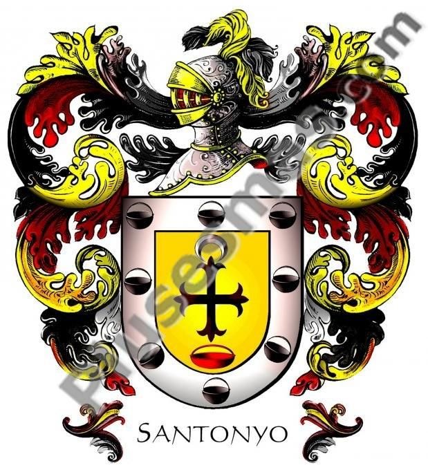 Escudo del apellido Santonyo