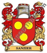 Escudo del apellido Sanzier