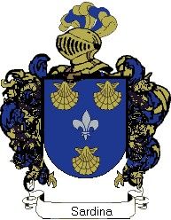Escudo del apellido Sardina