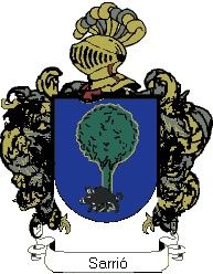 Escudo del apellido Sarrió