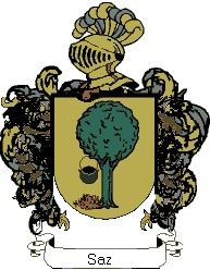 Escudo del apellido Saz