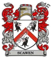 Escudo del apellido Scawen