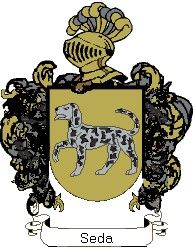 Escudo del apellido Seda