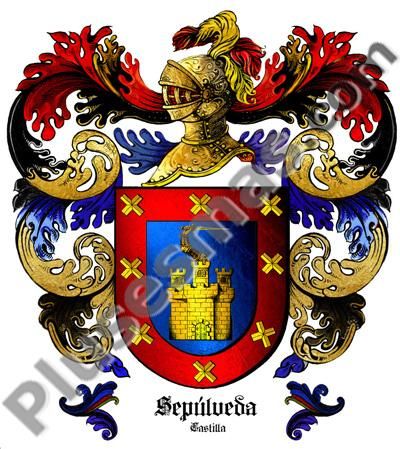 Escudo del apellido Sepúlveda