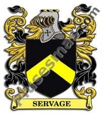Escudo del apellido Servage