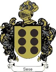 Escudo del apellido Sese