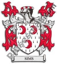 Escudo del apellido Sims