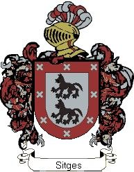 Escudo del apellido Sitges