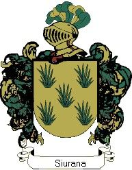 Escudo del apellido Siurana