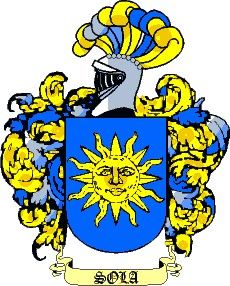 Escudo del apellido Sola