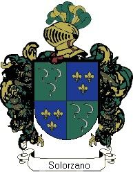 Escudo del apellido Solorzano