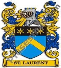 Escudo del apellido Stlaurent