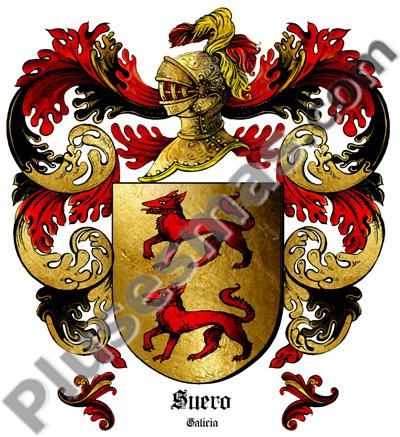 Escudo del apellido Suero