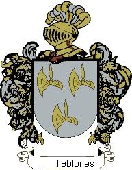 Escudo del apellido Tablones