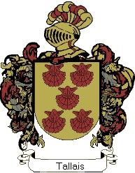 Escudo del apellido Tallais