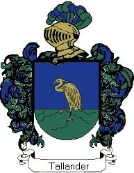 Escudo del apellido Tallander