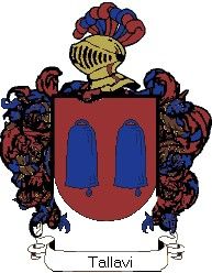 Escudo del apellido Tallavi