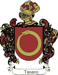 Escudo del apellido Tanarro