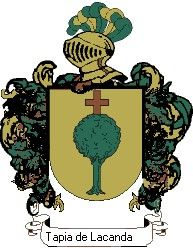 Escudo del apellido Tapia de lacanda