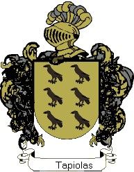 Escudo del apellido Tapiolas